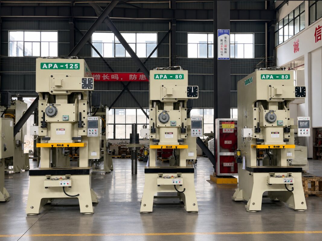 DEYU precision stamping presses in the factory